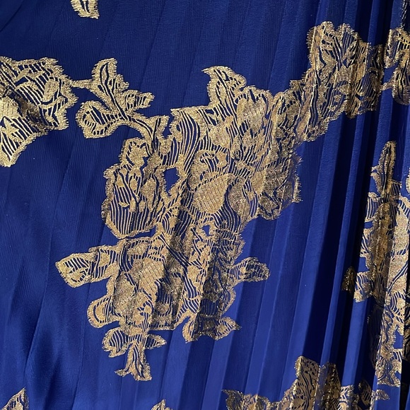 MSK Women's Embellishment Halter-Neck Pleated Maxi Dress Size 12 - Picture 11 of 17